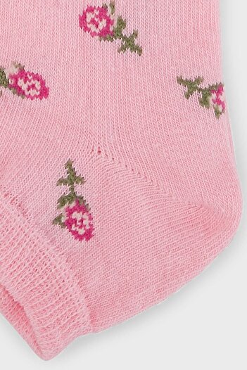Lela Patterned Soft Cotton Knitted Booties Socks Socks 0070003