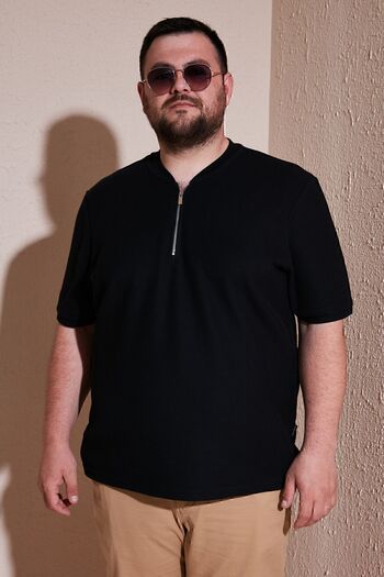 Buratti Cotton Regular Fit Large Size T Shirt Men's T SHIRT5902653B