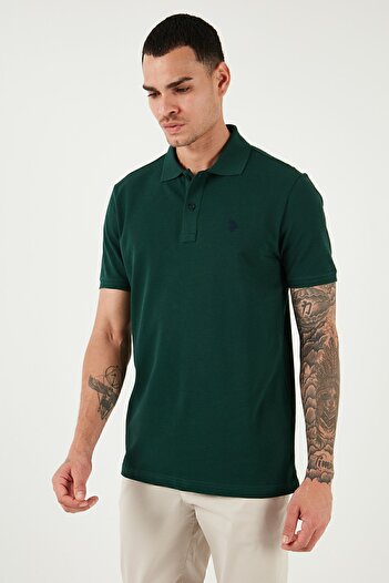U.S. Polo Assn. Pánské polo tričko U.S. Polo Slim Fit s výstřihem – G081GL0111792406
