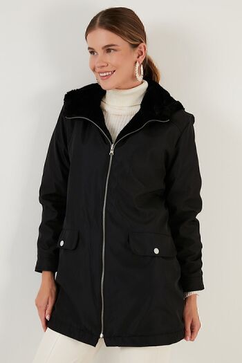 Lela Çift Taraflı Regular Fit Içi Suni Kürklü Cepli Mont Kadın Mont 6238067