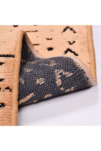 Halımax Crea Halı Vena Iskandinav Kaymaz Tabanlı Kilim Sarı 8013s
