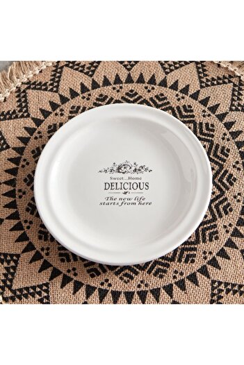 Home Box Sweet Home 2-Piece Ceramic Side Plate Set - 18 cm