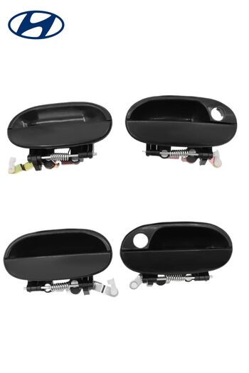 MEF Hyundai Accent Egg Case Exterior and Interior Door Handle Kit Complete Set between 1994-1999