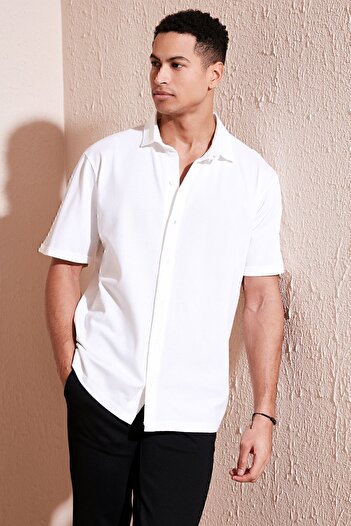 Buratti Cotton Regular Fit Short Sleeve Shirt Men's SHIRT5902724