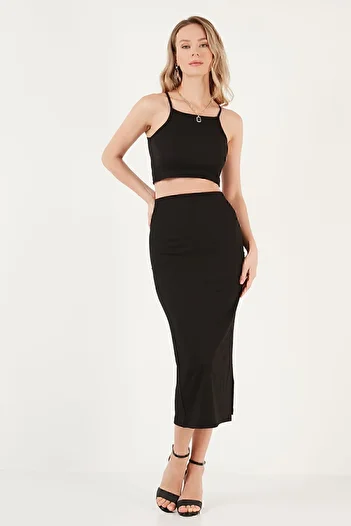 Lela Slim Fit Rope Hanger Slit Set SET5865278
