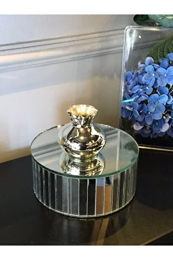 ABROZ HOME DESIGN Pomegranate Vase / Silver Plated