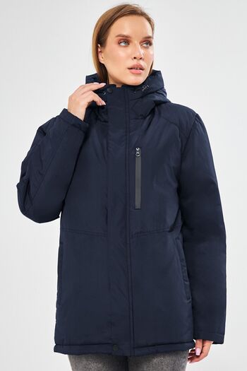 D1fference Női téli kapucnis kabát - szélálló, Parka Design