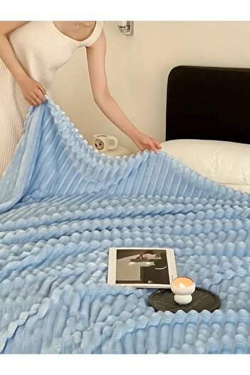 Mulberry Double Corded Soft Textured Blanket 210 x 230 cm