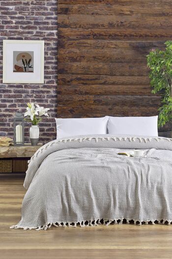 Mira Home Double Bed Pique Pyramid 200 X 230 cm