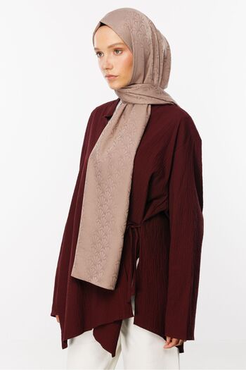 Mooncorn Σάλι με μοτίβο Lotus Canyon Silky Jacquard