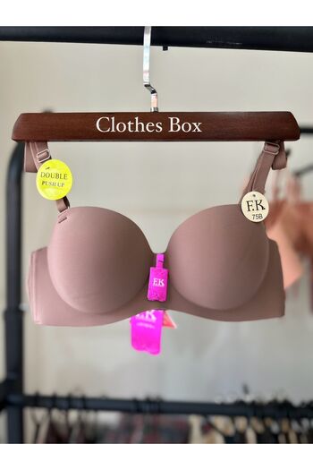 F.K Push up Strapless Bra - Laser Cut, Seamless and Extra Padded - 513