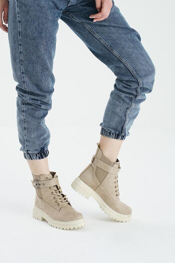 Glenz Side Elastic Belted Daily Women's Boots & Booties Ts1084