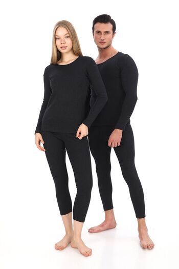 SAUNA SUIT Σετ 2 Unisex Βαμβακερά Θερμικά Εσώρουχα |   Χειμερινό σετ κάτω μπλούζας, ελαστικό και απαλό ύφασμα
