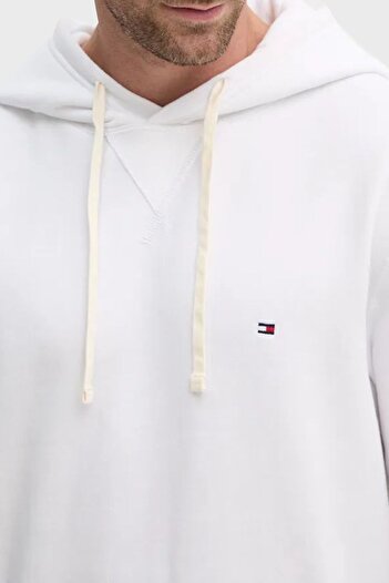 Tommy Hilfiger Logolu Pamuklu Regular Fit Kapüşonlu Sweat Erkek SWEAT MW0MW37230 YBR
