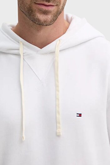 Tommy Hilfiger Logolu Pamuklu Regular Fit Kapüşonlu Sweat Erkek SWEAT MW0MW37230 YBR