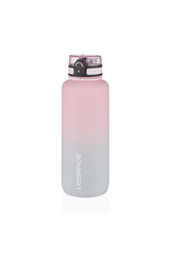 Uzspace 1500ml Tritan Water Bottle - Pink Gray Vgn3056