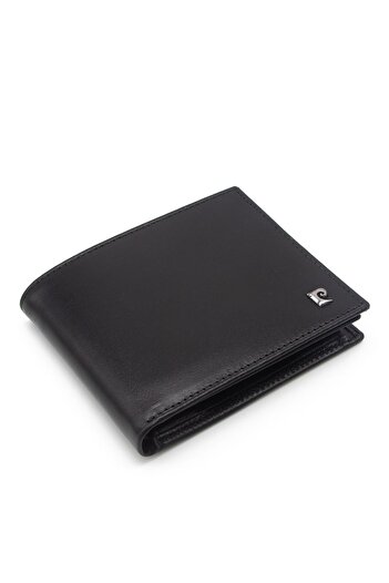 Pierre Cardin Men's Wallet - Black Analine Leather, Model 2062A55
