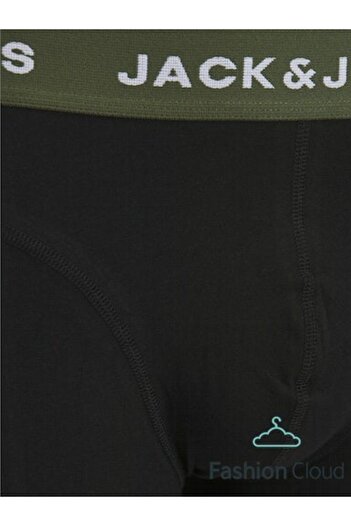 Jack & Jones Ανδρικό σετ μπόξερ 3 τεμαχίων μαύρο Jacaron - 12259085 -Μαύρο