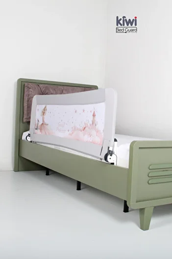 Kiwi 120cm Baby and Child Bed Barrier with Elevator - Edge Protector Bed Guard