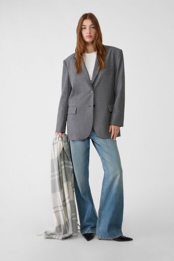 Stradivarius Kareli atkı