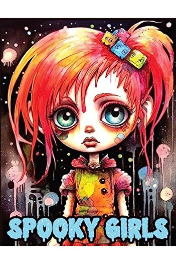 Ingram Spooky Girls A Coloring Book Features Kawaii Cute Creepy Girls For Stress Relief & Relaxation