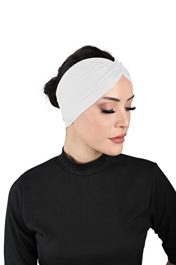 Ecardin Άνετο Cross Bandana - St 055 White Bonnet