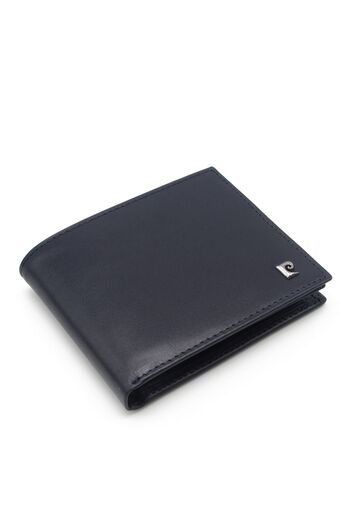 Pierre Cardin Men's Wallet - Navy Blue Analine Leather, Model 2062O15