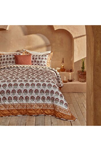 Bella Maison Indian Dream Quilted Multi-Purpose Double Bedspread Set (240X220 cm)