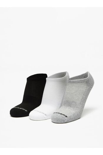 SKECHERS Logo Print Ankle Length Sports Socks - Set of 3