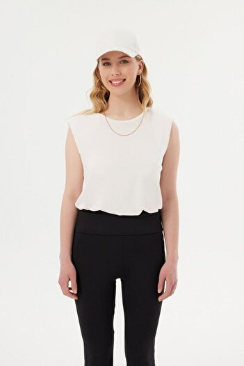 Hiccup Crew Neck Sleeveless Top Set