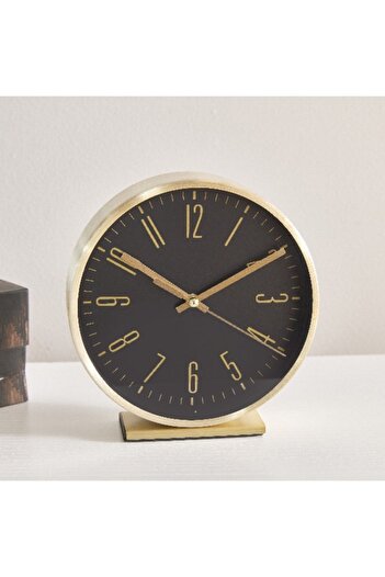 Home Box Espiri Aluminium Table Clock - 15x4.3x15.6 cm