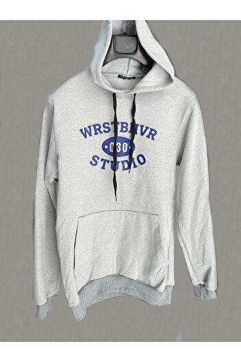 Pink Sky Gray Unisex Oversize Sweatshirt