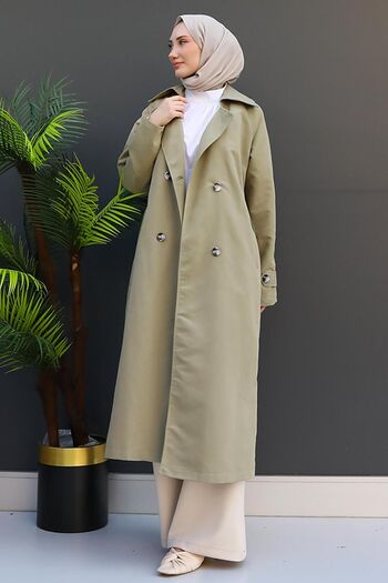 giz astore Khaki Color Cypress Belted Trench Light