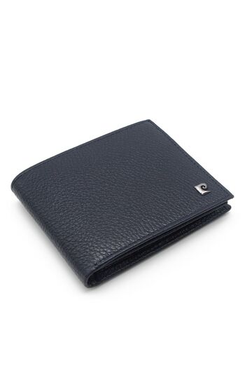 Pierre Cardin Leather Men's Wallet - Navy Blue Floater, Model 2062A38