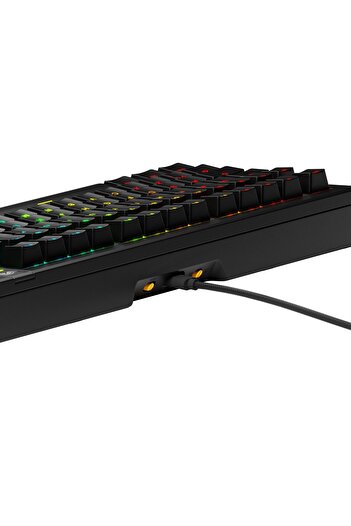 Glorious GMMK3 HE Prebuilt TR Q Hotswap Modüler Gasket Manyetik Switch RGB Siyah Klavye