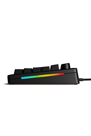 Glorious GMMK3 HE Prebuilt TR Q Hotswap Modüler Gasket Manyetik Switch RGB Siyah Klavye