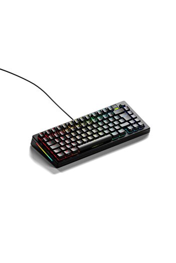 Glorious GMMK3 HE Prebuilt TR Q Hotswap Modüler Gasket Manyetik Switch RGB Siyah Klavye