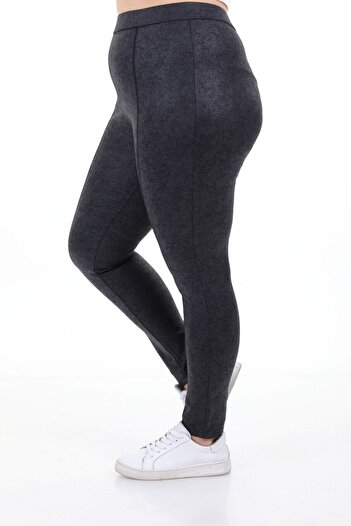 Piano Luce Schık Women's Large Size Power Lycra Fabric Leggings Pants