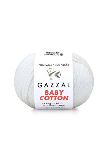 Gazzal Baby Cotton 50 Gr 3410 Cotton Amigurumi, Punch Floss