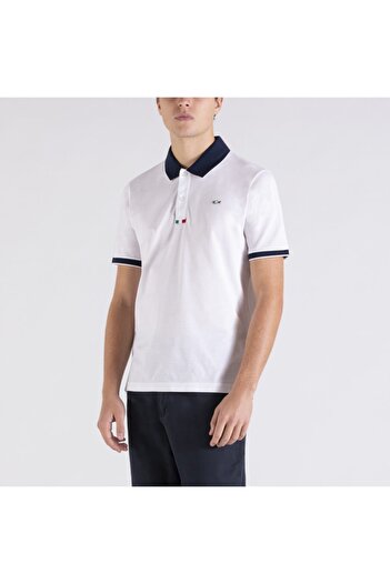 PAUL&SHARK Men's Knitted Polo Shirt C W Cotton