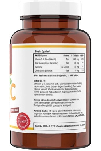 NCS Vitamin C 1000 Mg 120 Tablets