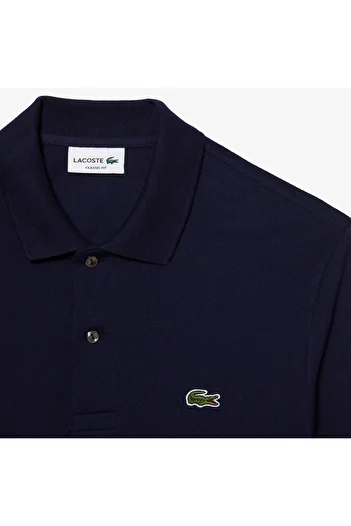 Lacoste Tričko Polo s výstřihem - Blue Navy L1312_1