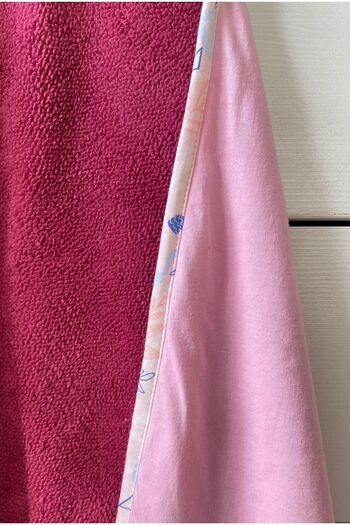 Alpar Tekstil Double Sided Plush Blanket - Baby Girl, 75X90Cm, Plum