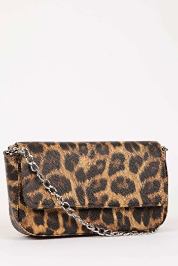 DeFacto Leopard Patterned Women's Crossbody Bag - E0715Axns