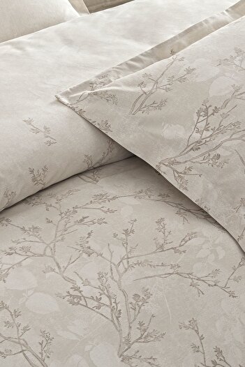 Puffy Luanna Ranforce Beige Single Duvet Cover Set