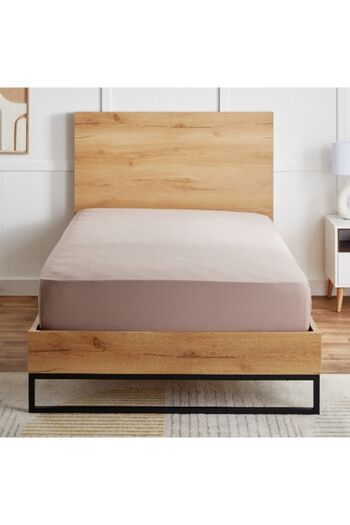 Home Box Ferum Micro Jersey King Fitted Sheet - 180x200+30 cm