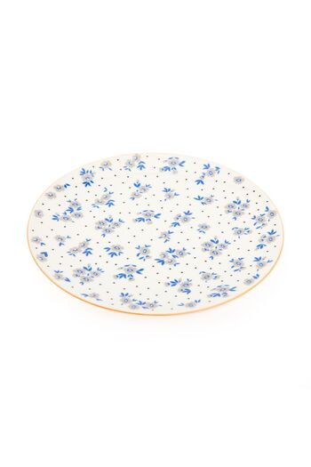 Tulü Porselen Tulu Porcelain Robi Serving Plate - Colorful - 25 cm