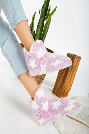 Slipcat Women's Plush Furry Slippers Home Boots Home Shoes Thick Light Sole