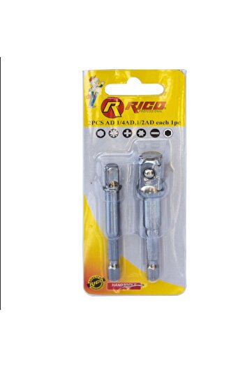 Rico Kk1314 1/2" 1/4" Lokma Adaptörü Bits Uç Seti 2 Parça