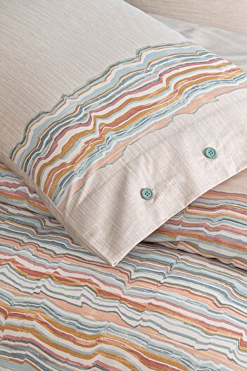 Puffy Angelita Ranforce Double Duvet Cover Set - Mint